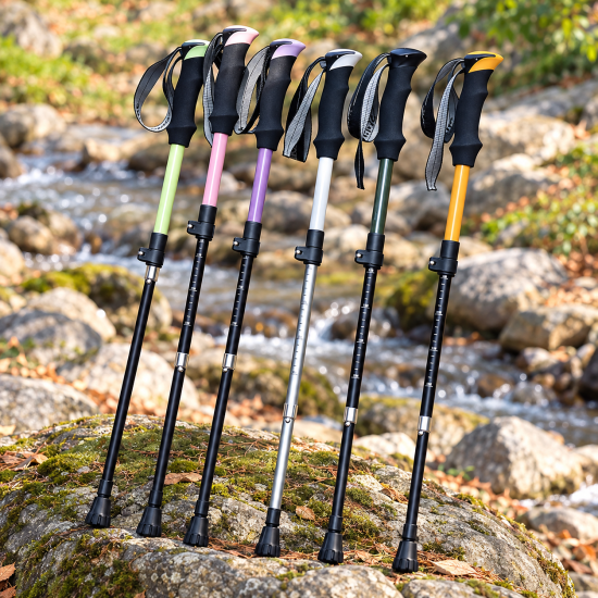 Folding Aluminum Trekking Pole - Image 3