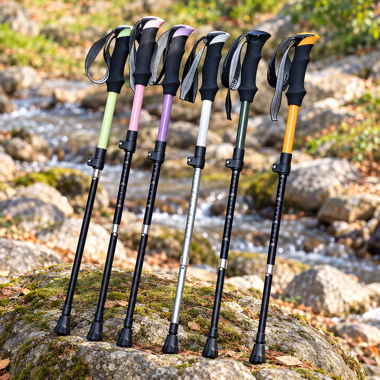 Folding Aluminum Trekking Pole - Image 3