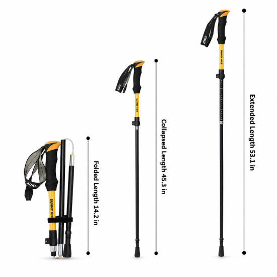 Folding Aluminum Trekking Pole - Image 11
