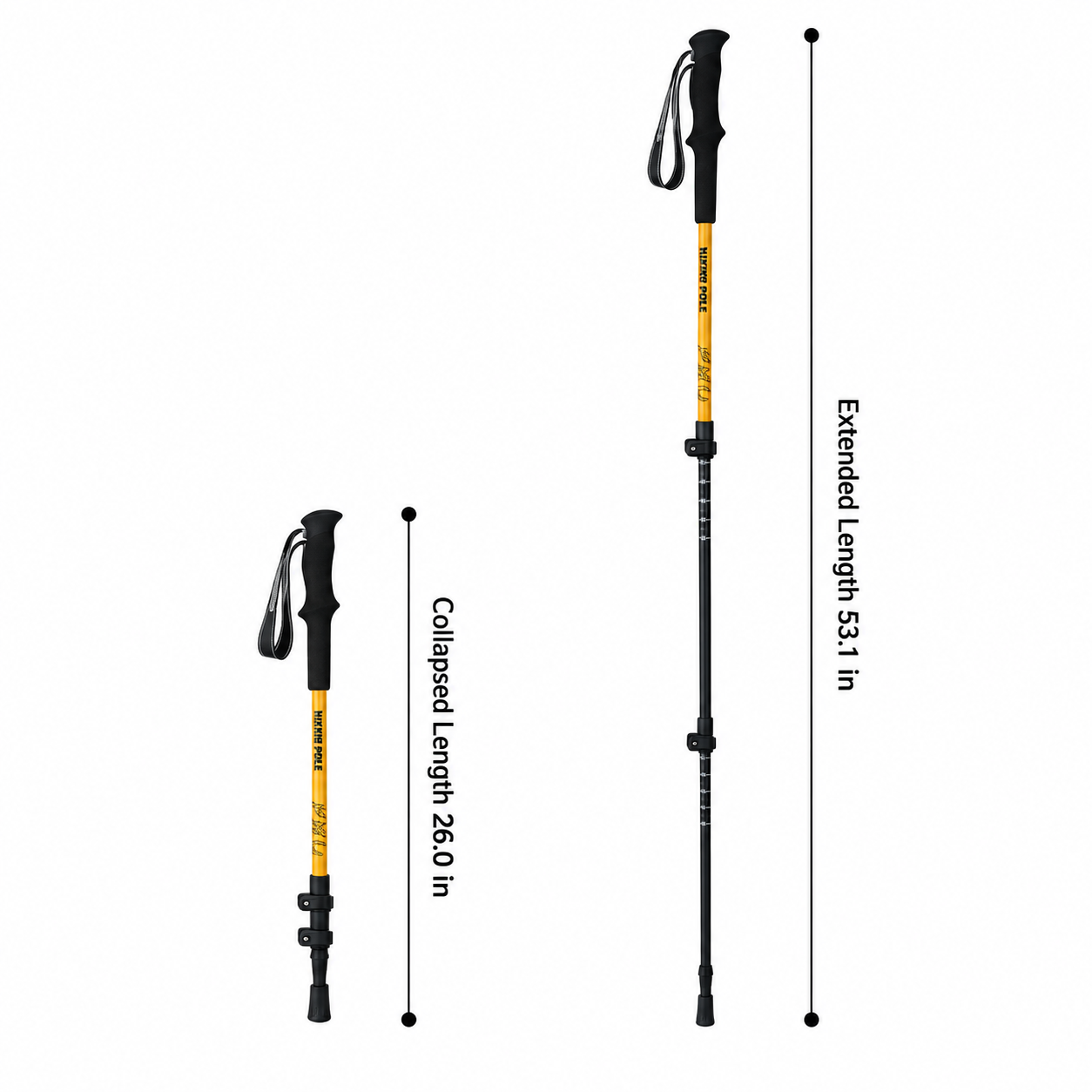 3-Section Quick-Lock Aluminum Trekking Poles - Image 10