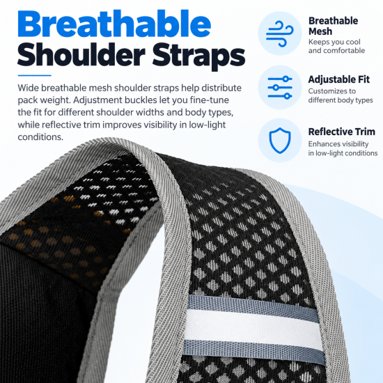 Lightweight Running & Cycling Backpack - Image 7