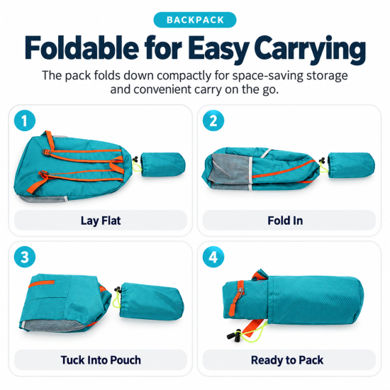 Lightweight Packable Outdoor Daypack - Image 8
