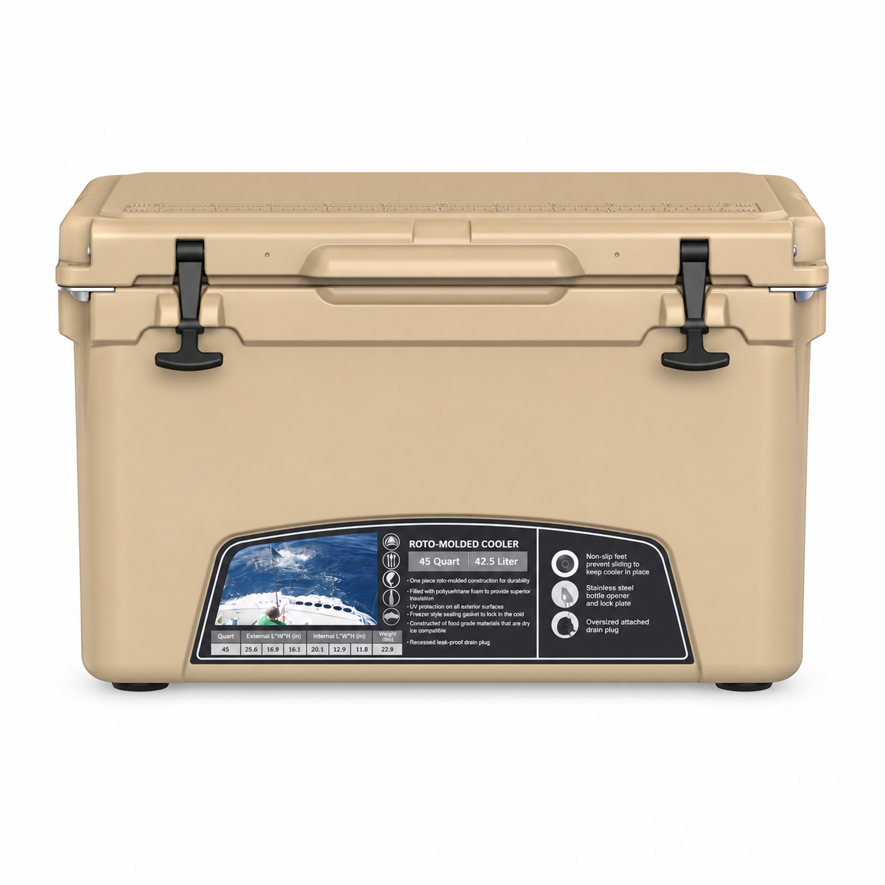 Multi-Size Rotomolded Hard Cooler - Image 9