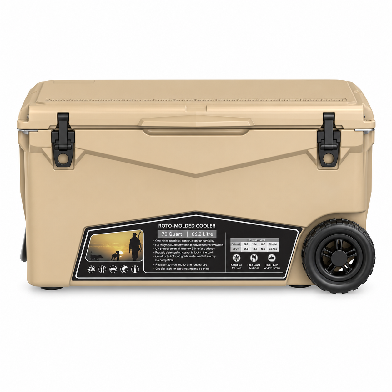 Multi-Size Rotomolded Hard Cooler - Image 11