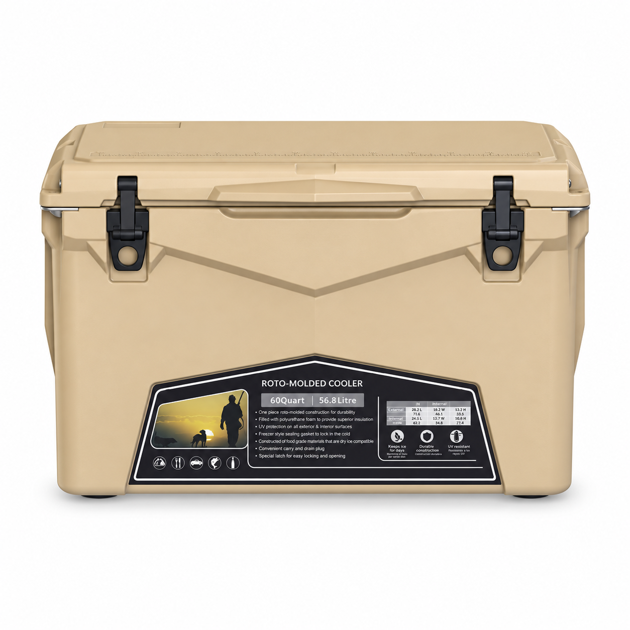 Multi-Size Rotomolded Hard Cooler - Image 10