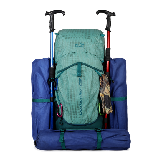60L Expandable Hiking Backpack - Image 2