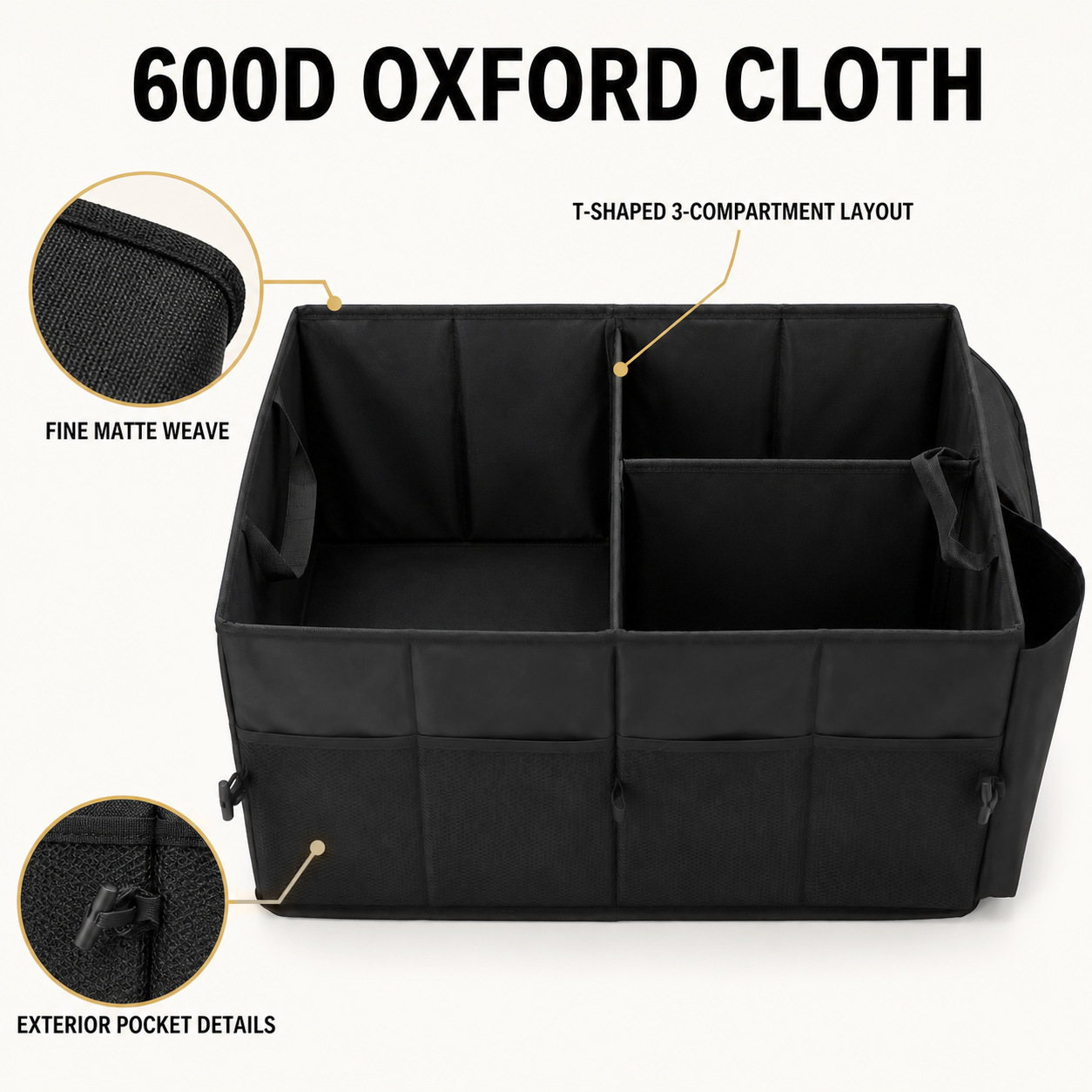 68L Foldable Car Trunk Organizer - Image 3