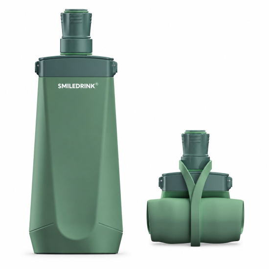 600ml Collapsible Silicone Water Bottle