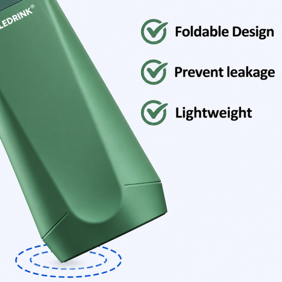 600ml Collapsible Silicone Water Bottle - Image 8