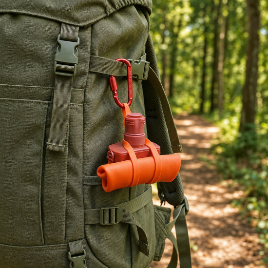 600ml Collapsible Silicone Water Bottle - Image 3