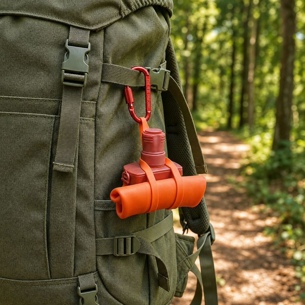 600ml Collapsible Silicone Water Bottle - Image 3