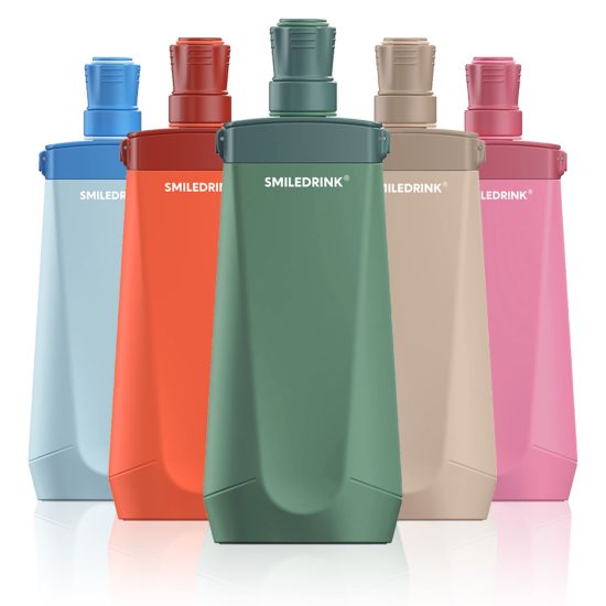 600ml Collapsible Silicone Water Bottle - Image 2