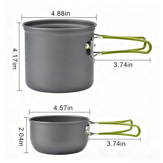 1–2 Person Camping Cookware Set - Image 10