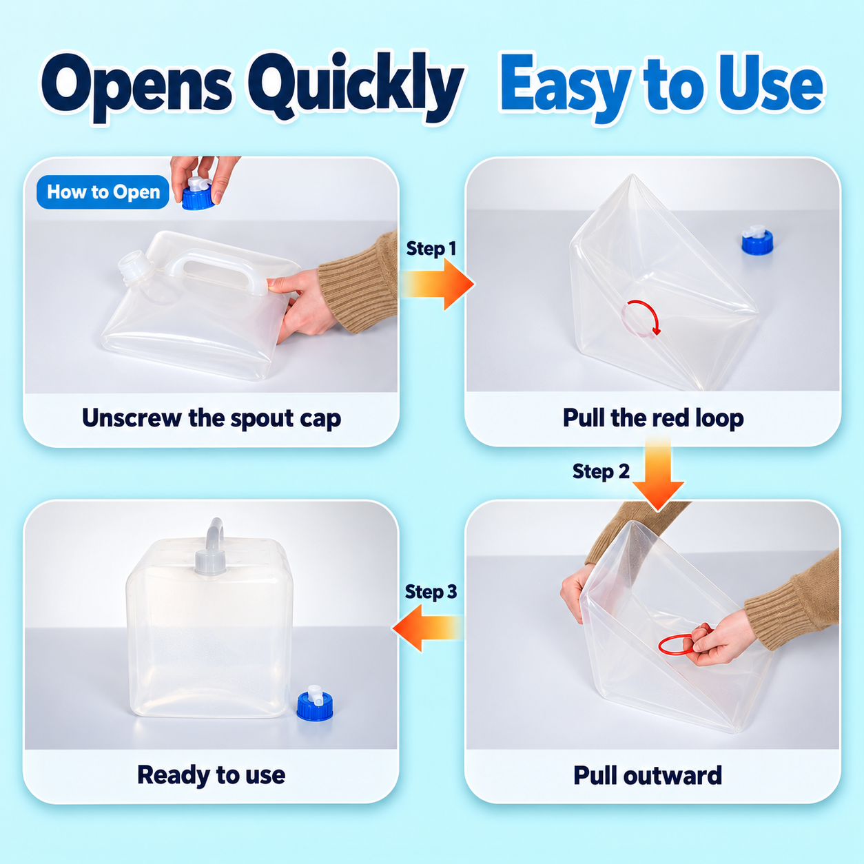 Collapsible Outdoor Water Container - Image 5
