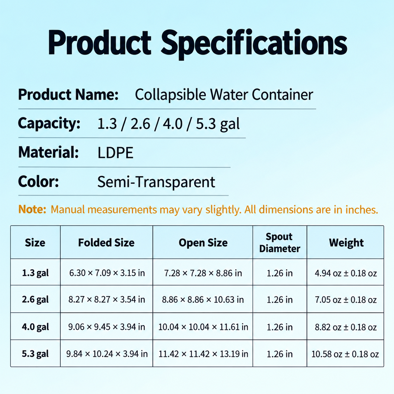 Collapsible Outdoor Water Container - Image 7