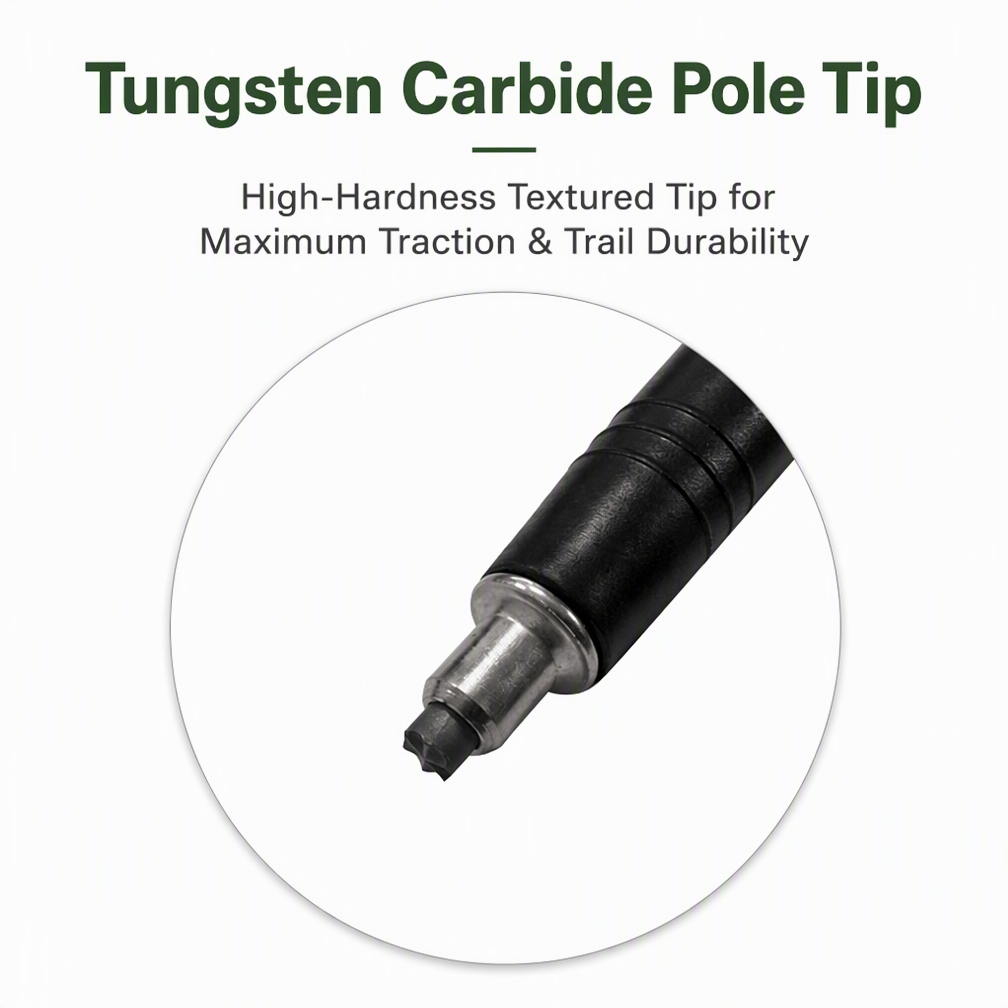 Foldable T6 Aluminum Trekking Poles with Cork Grips – Pair - Image 9