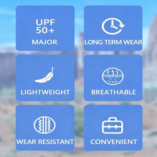 Men's UPF Outdoor Sun Protection Hat - Image 3