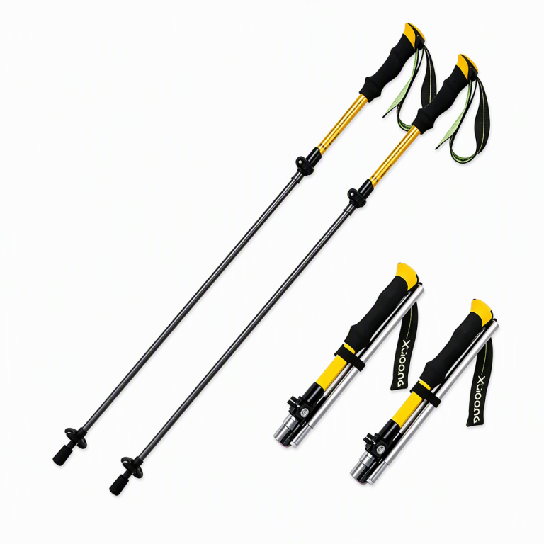 Professional Folding Aluminum Trekking Poles – Pair