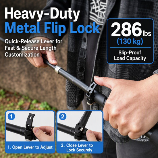 Professional Folding Aluminum Trekking Poles – Pair - Image 7