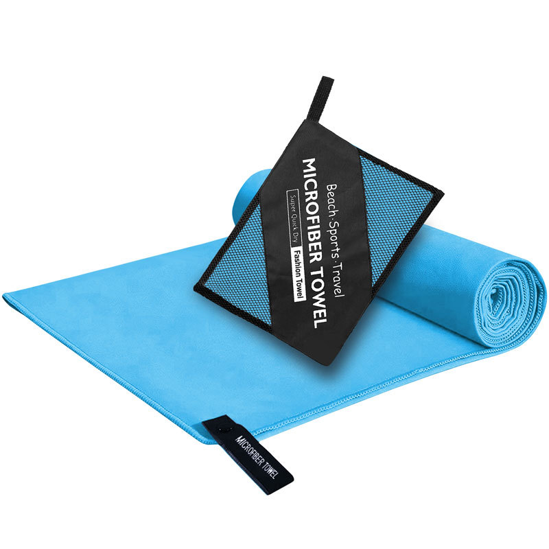 Quick-Dry Towel with Zipper Pouch - Image 1